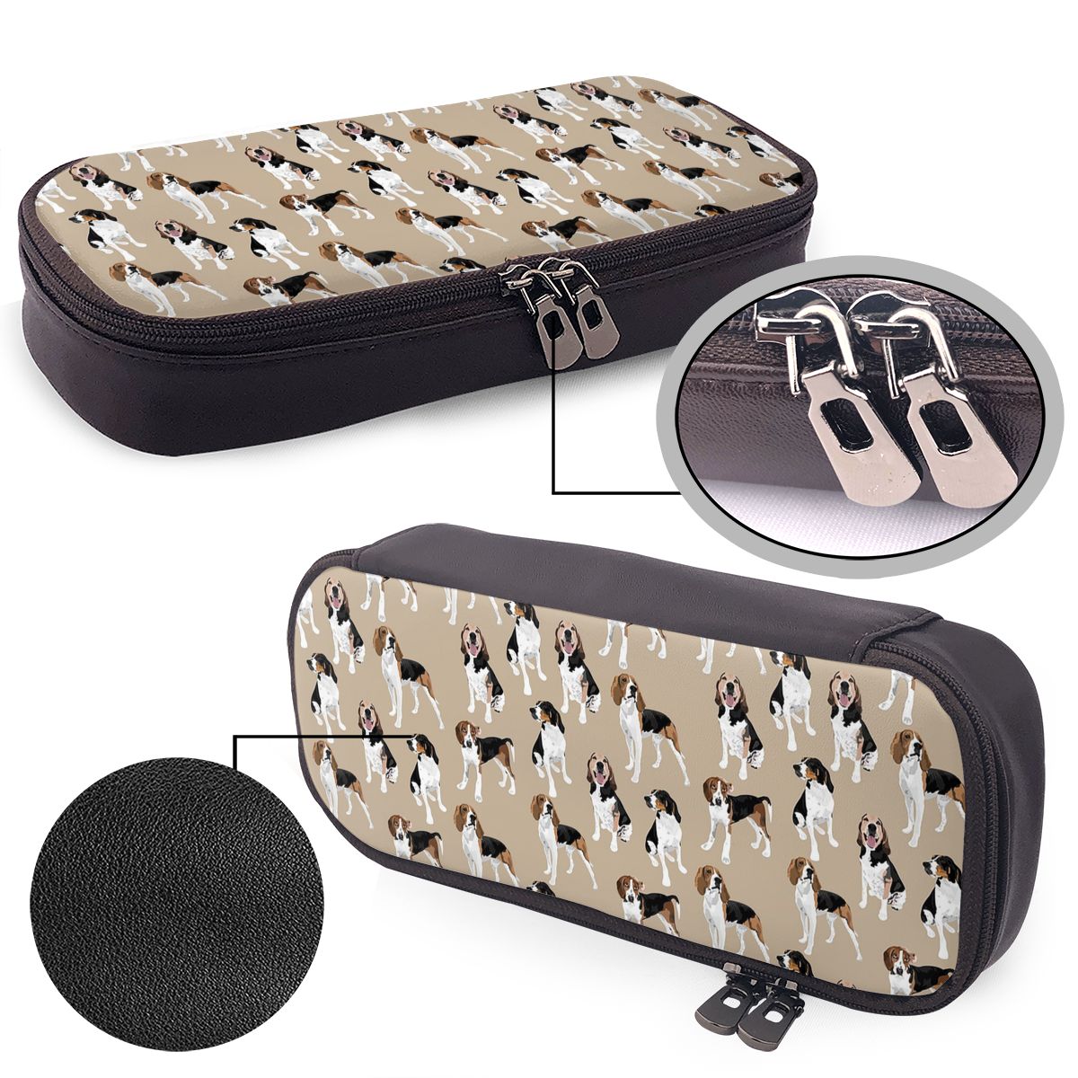 Tan Stationery & Office Supply - Treeing Walker Coonhound On Tan Deri