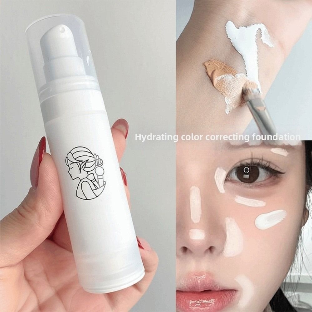 Correction Fluid White - Doğal Görünüm Beyaz Likit Fondöten Katmanlanabilir