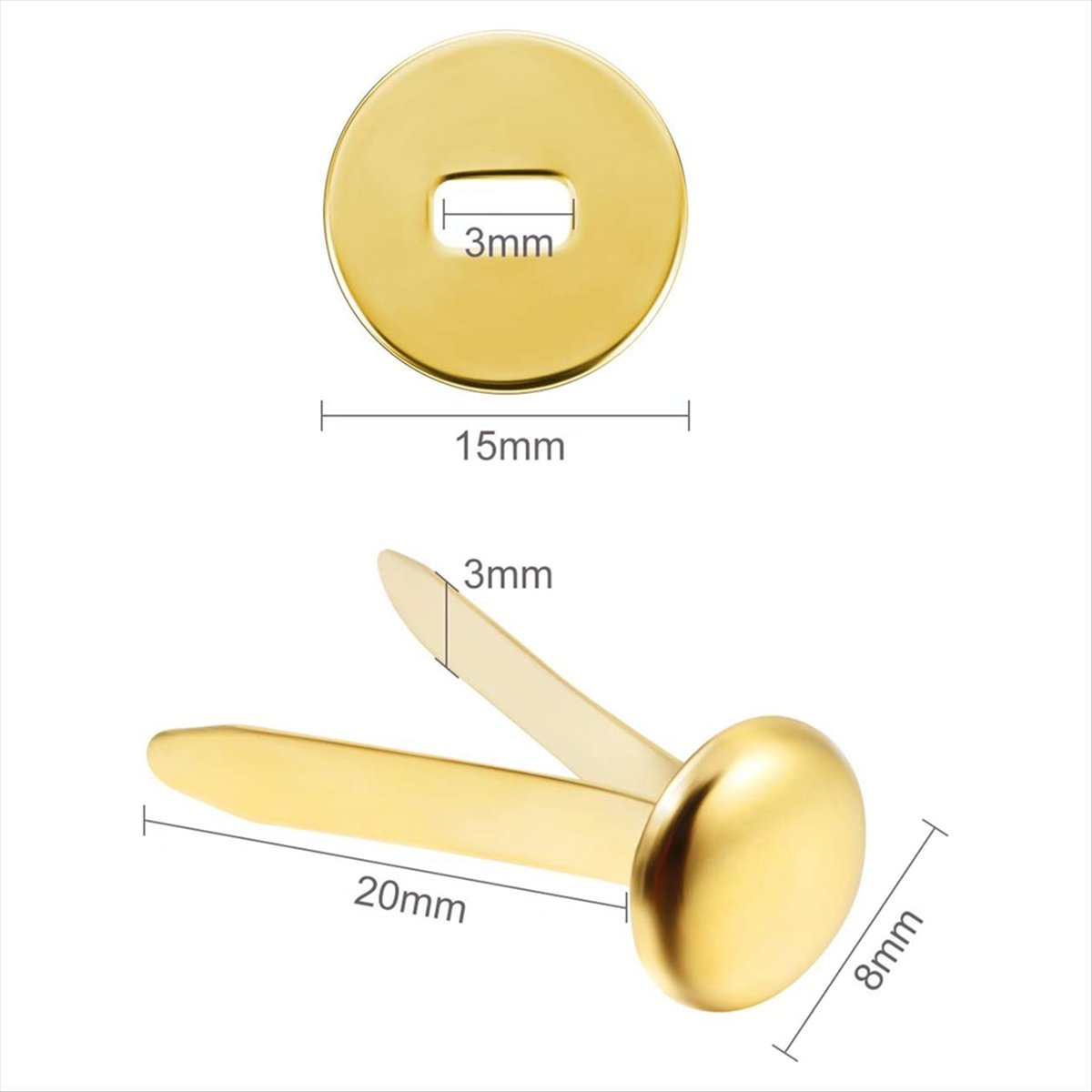 Paper Punch 3 Hole - A78I 300 Adet 3/4 İnç Pirinç
