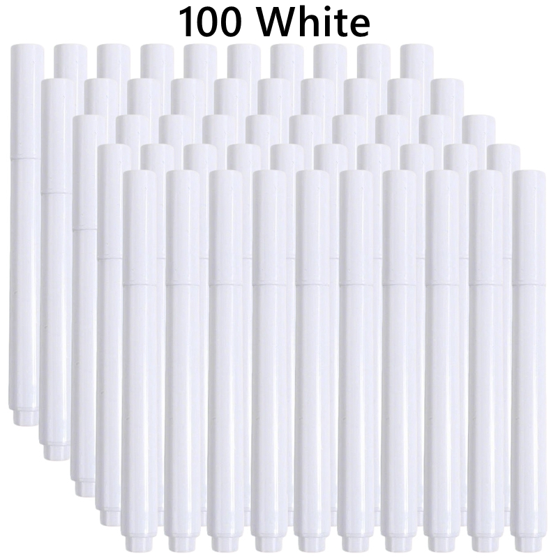 Correction Fluid White - 3-100 adet/takım beyaz/renkli sıvı tebeşir silinebilir