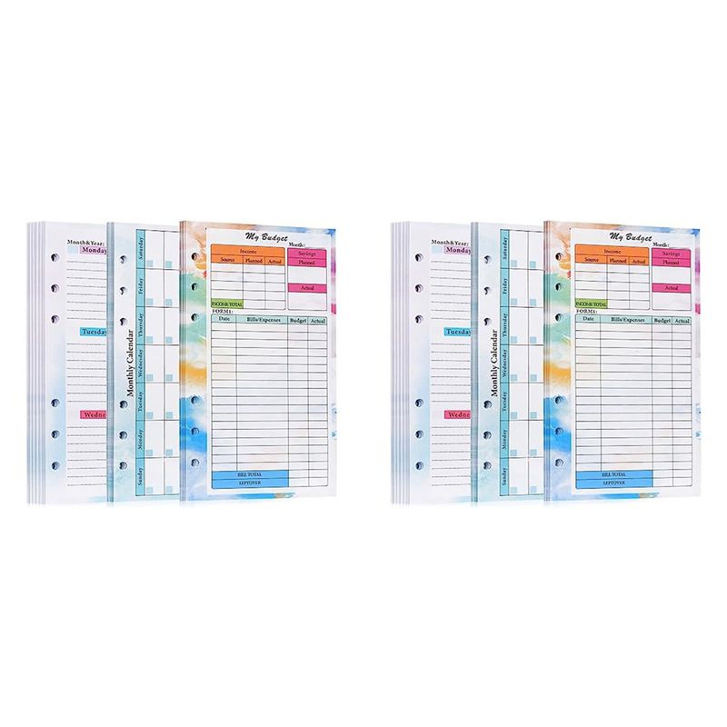 Planner Weekly Budget - N36R-2 Set A6 Bütçe Planlayıcı Yedek