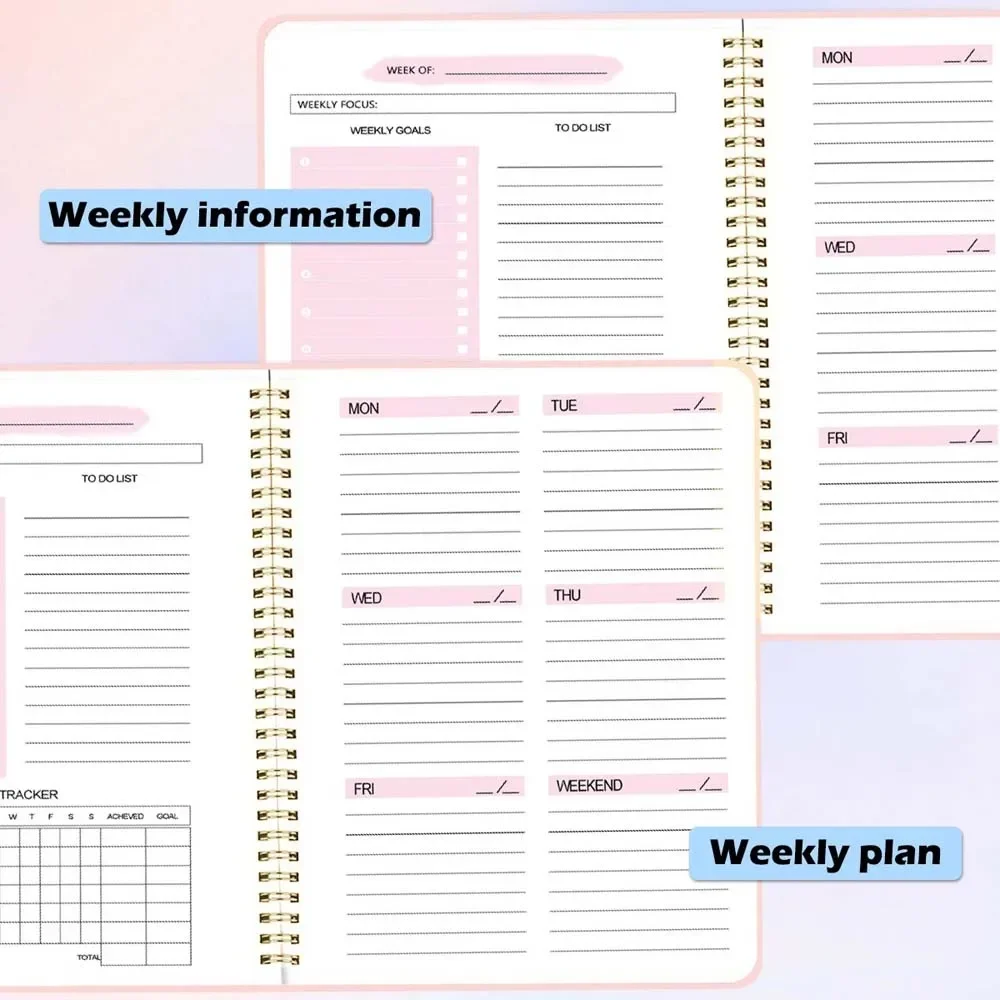 A5 Haftalık Planlayıcı Spiral  - Planner Weekly Budget incelemesi ve fiyatı