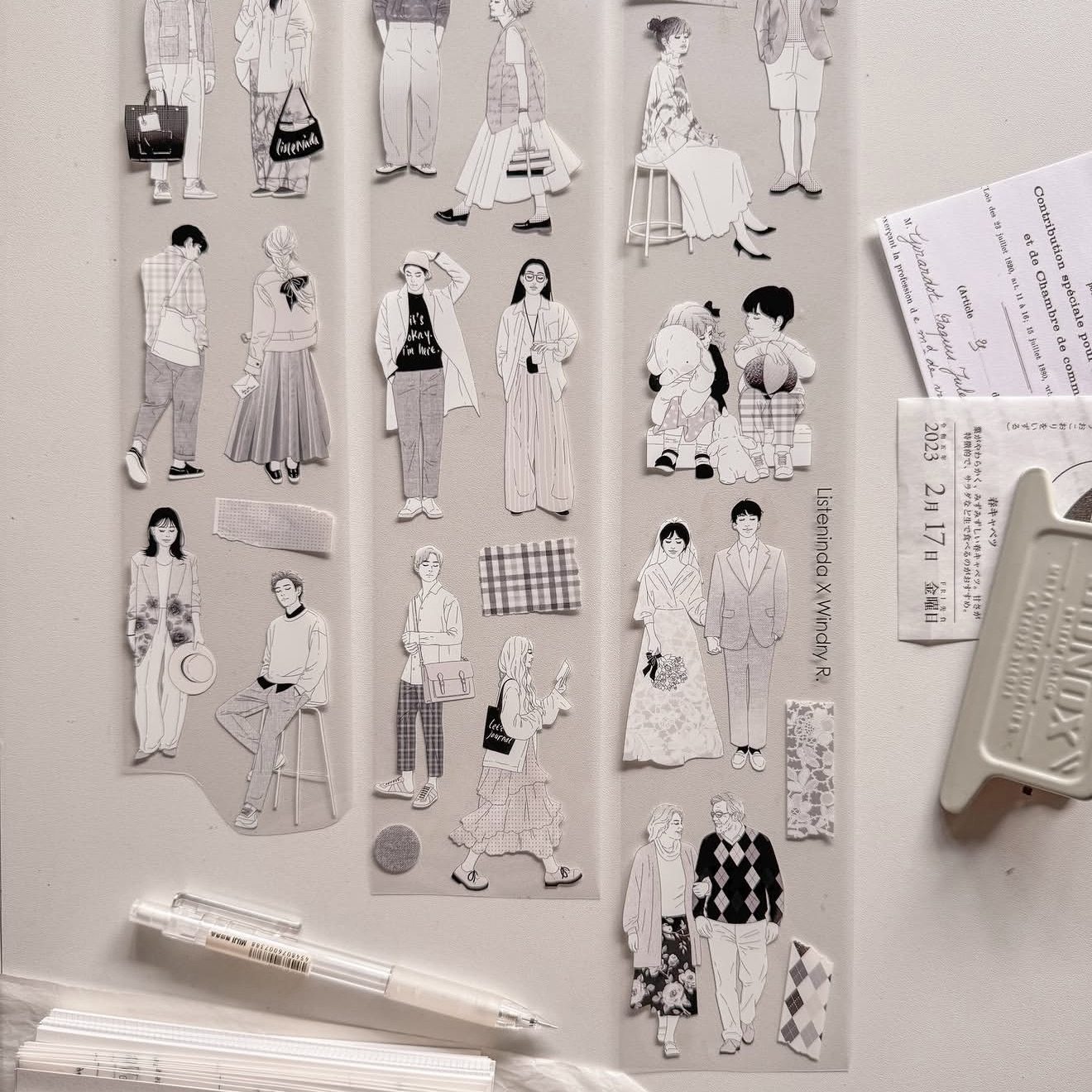 1 döngü Listenida X Windry Mon - Washi Tape Set incelemesi ve fiyatı