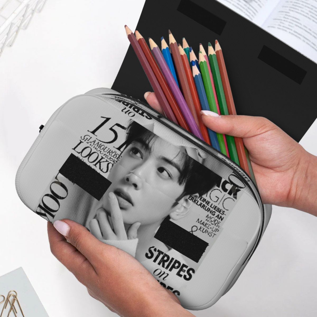 Cha EunWoo Kpop Astro Kalem Ku - Stationery And Office Supply Chain incelemesi ve fiyatı