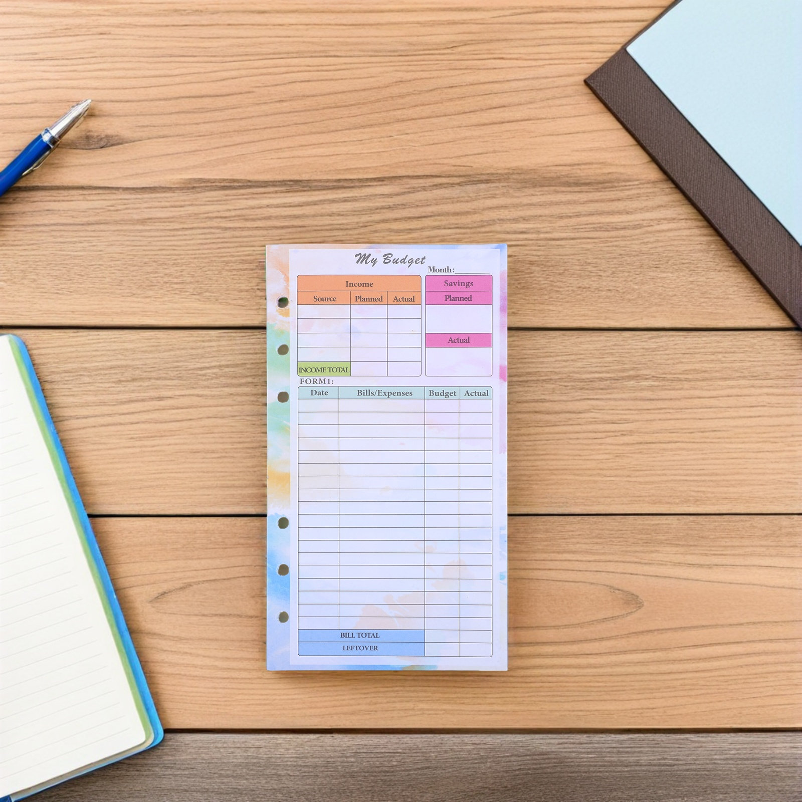28 Sayfa A6 Planlayıcı Yeniden - Planner Weekly Budget incelemesi ve fiyatı