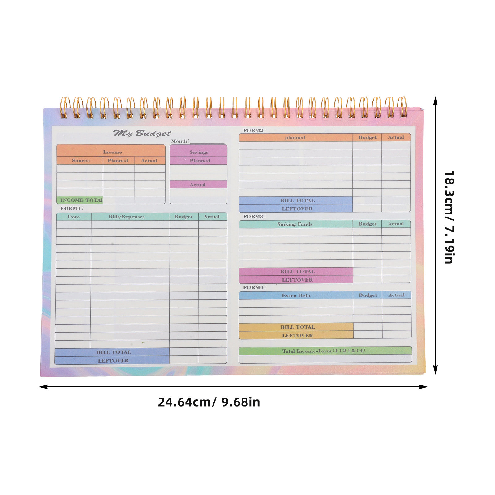 B5 Günlük Haftalık Mali Defter - Planner Weekly Budget incelemesi ve fiyatı