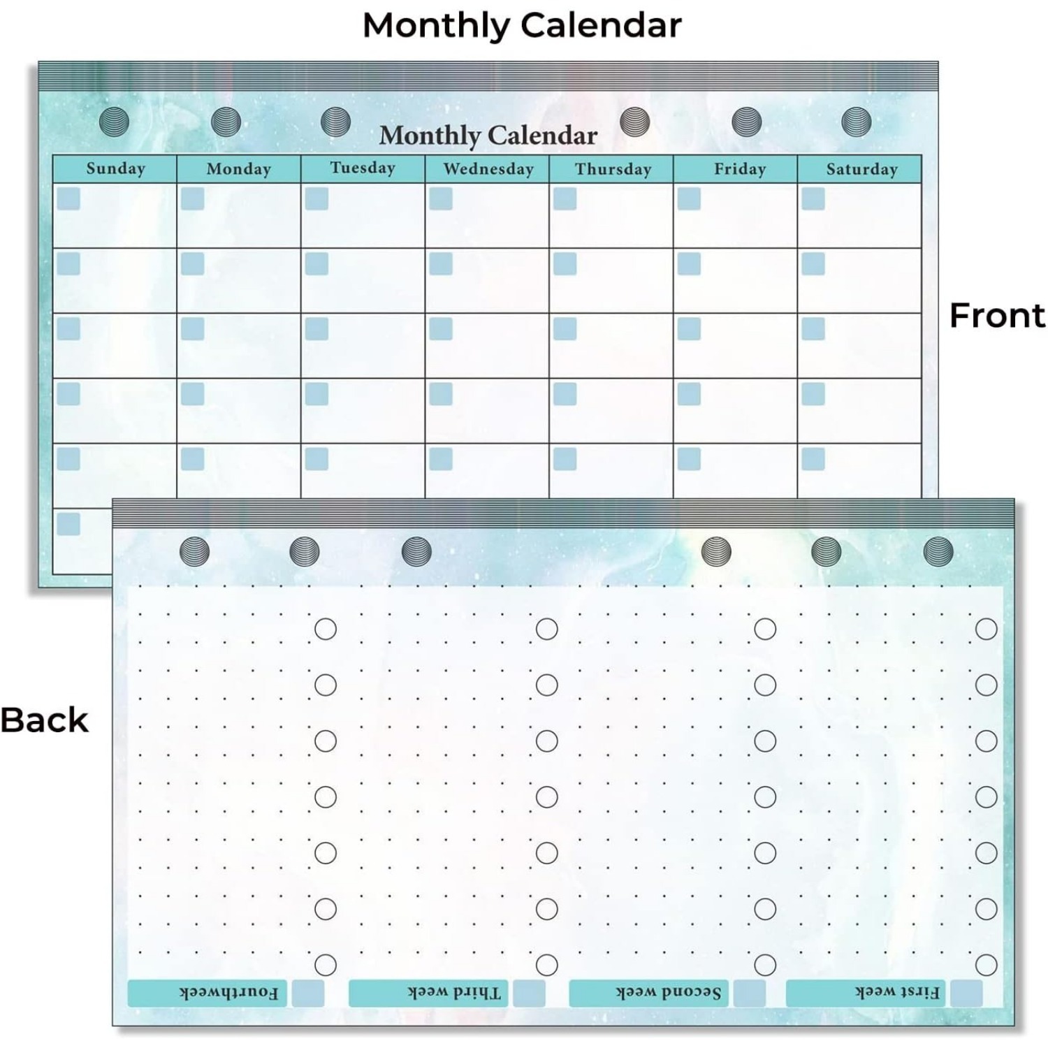 A6 boyutunda 6 delikli cilt de - Planner Weekly Budget incelemesi ve fiyatı