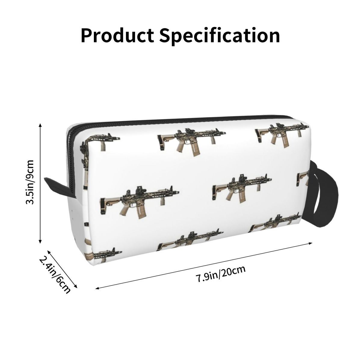 AR-15 Tan Camo Gun Beyaz Kalem - Tan Stationery & Office Supply incelemesi ve fiyatı