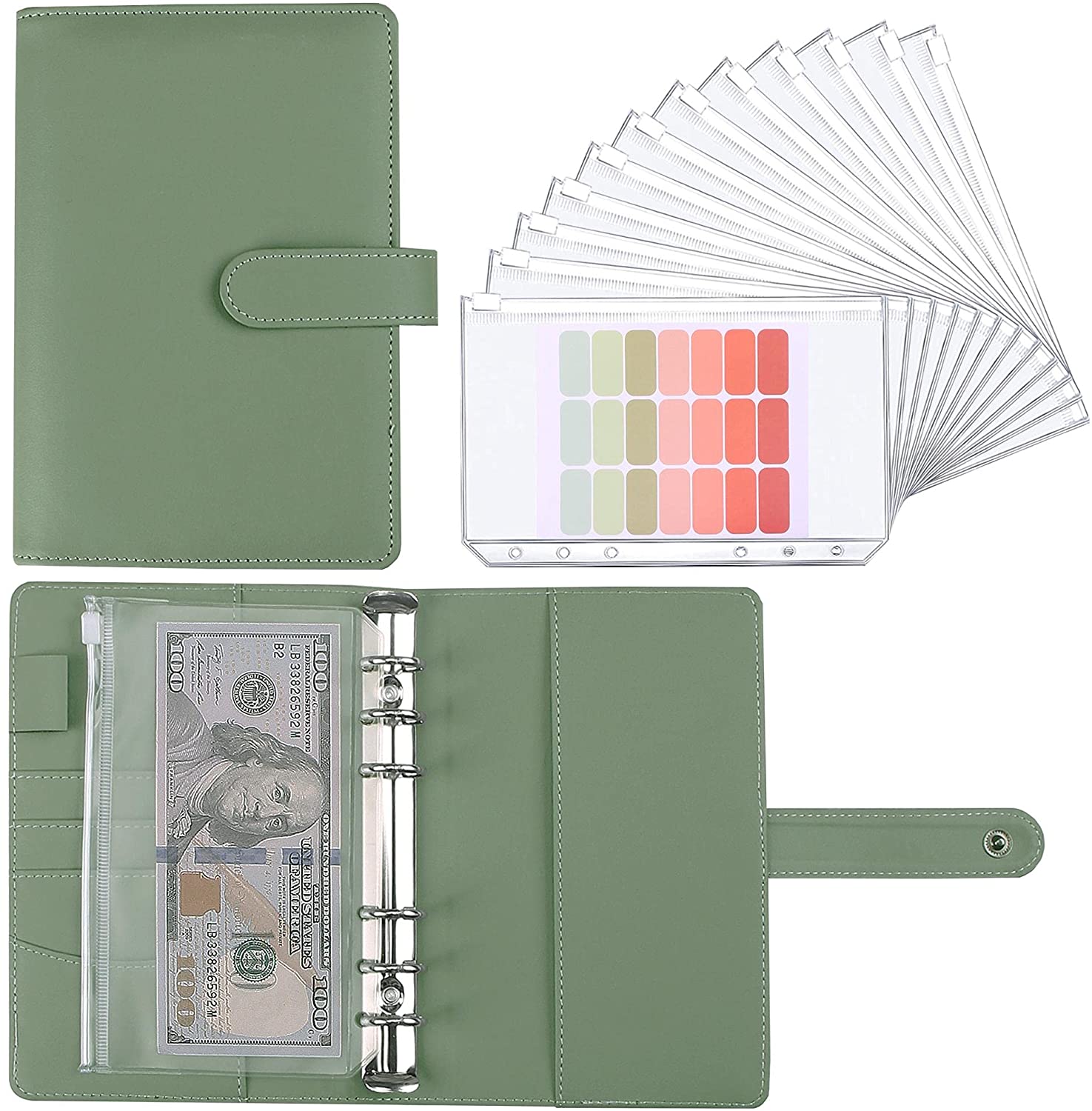 12 adet nakit zarflar ile A6 b - Planner Weekly Budget incelemesi ve fiyatı
