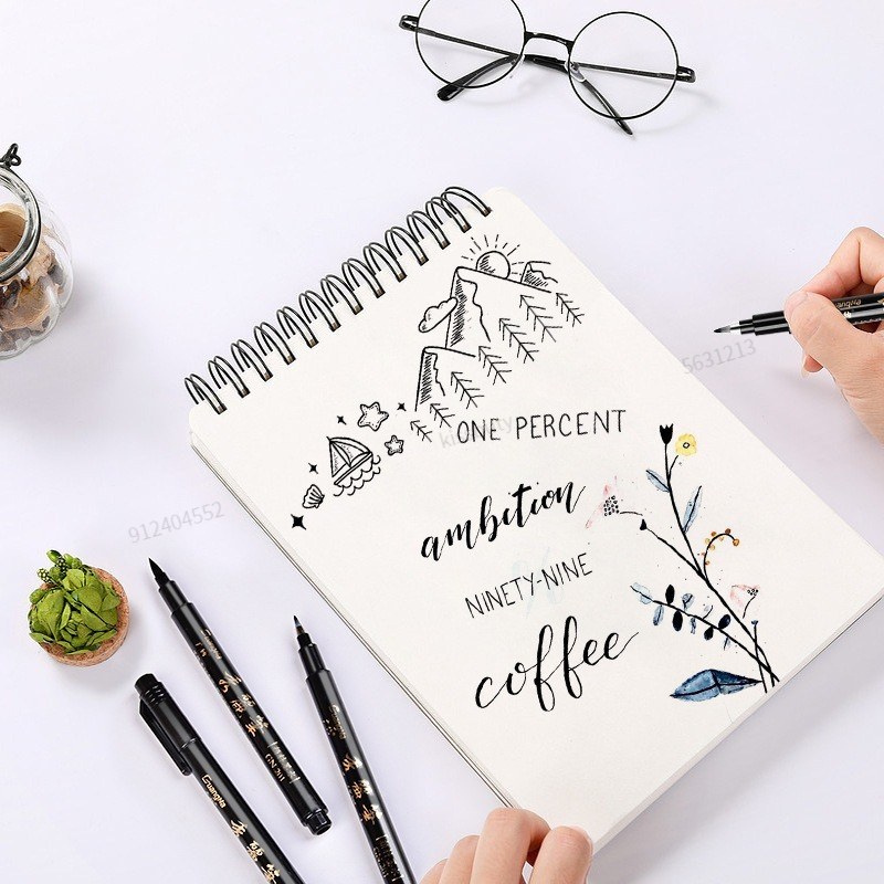 4'lü Kaligrafi Kalemi Seti El  - Copic Marker Sketch incelemesi ve fiyatı
