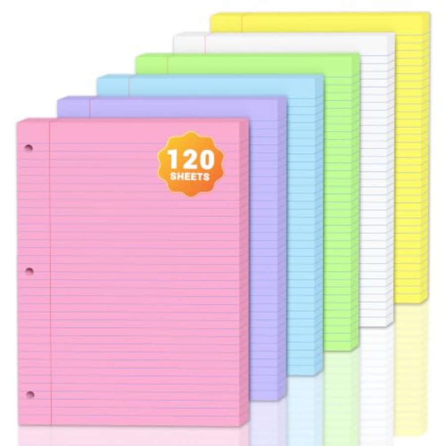 120 Yaprak Renkli 8x10,5 İnç G - Paper Punch 3 Hole incelemesi ve fiyatı