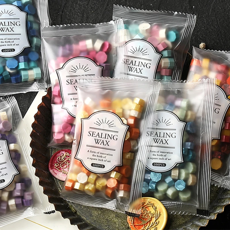 200 adet/torba Sekizgen Karışı - Wax Seal Stamp Kit incelemesi ve fiyatı