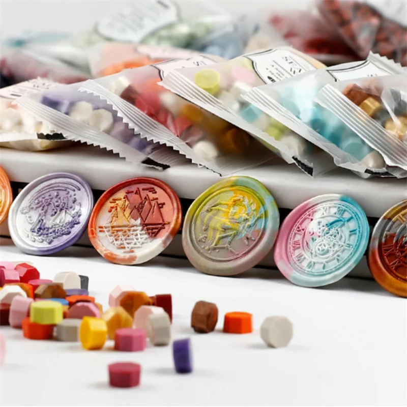 200 adet/torba Sekizgen Karışı - Wax Seal Stamp Kit incelemesi ve fiyatı
