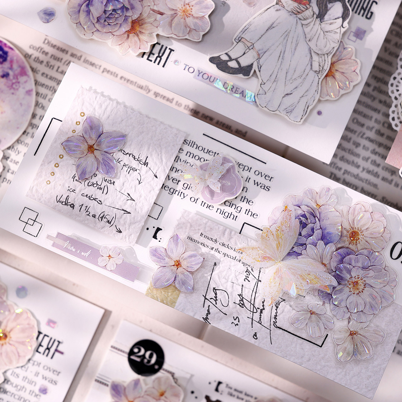 XiaoBaiJia Studio Vintage Solu - Washi Tape Set incelemesi ve fiyatı