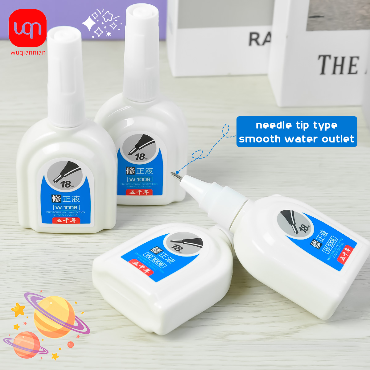 WQN-1/3/6PCS Basit Beyaz Düzel - Correction Fluid White incelemesi ve fiyatı