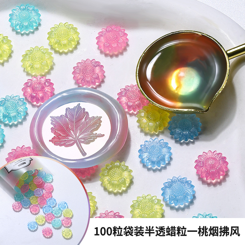100 adet Saydam Ayçiçeği Sızdı - Wax Seal Stamp Kit incelemesi ve fiyatı