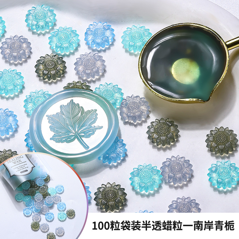 100 adet Saydam Ayçiçeği Sızdı - Wax Seal Stamp Kit incelemesi ve fiyatı